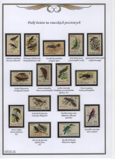 Ptaki na znaczkach - N