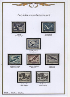 Ptaki na znaczkach - A